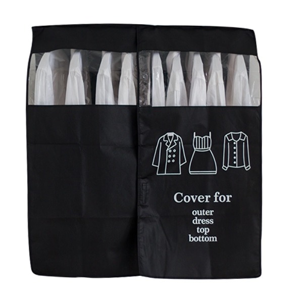 Svart Dammskydd Cover Andas 90 X 110 Cm Med