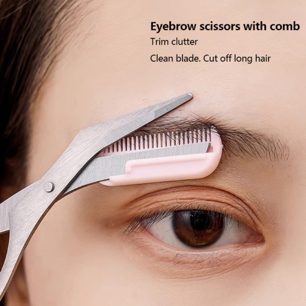 Crescent Eyebrow Razor Trimmer Shaper Rakblad Hårborttagning 5 5