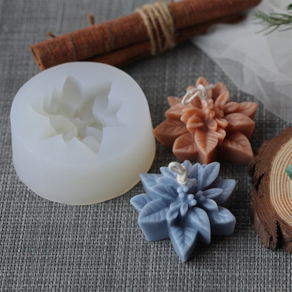 Kreativ blomst lysstøping DIY-form for håndlaget DIY-form