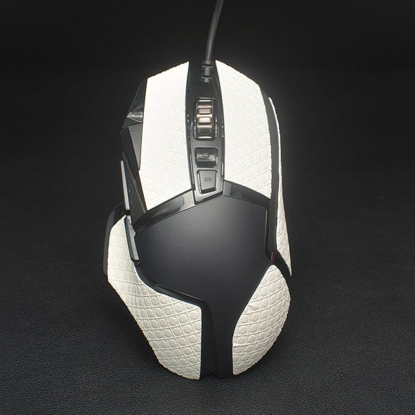 Musseskind, skridsikker grebstape Håndlavet Lizard Skin Sticker Sug Sweat Pad til Logitech G502 Hero DIY uden mus 3
