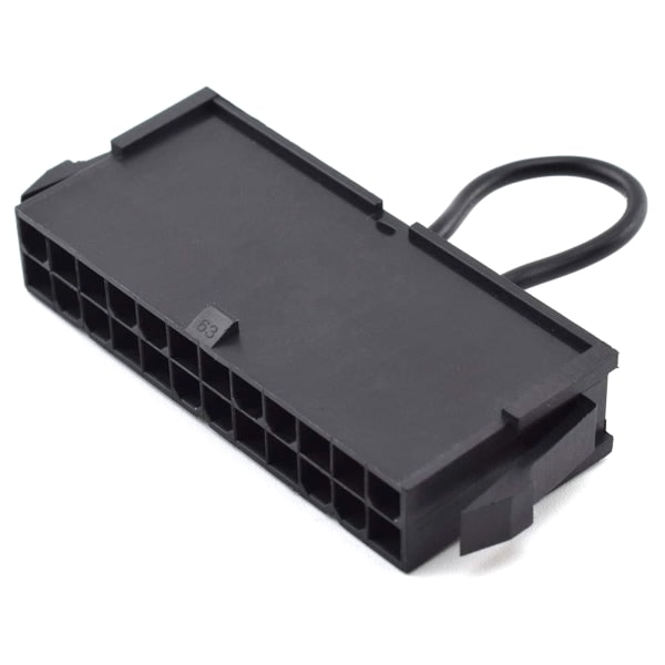 24-bens ATX PSU strømforsyning Starter On/Off Switch Jumper Bridge Adapter