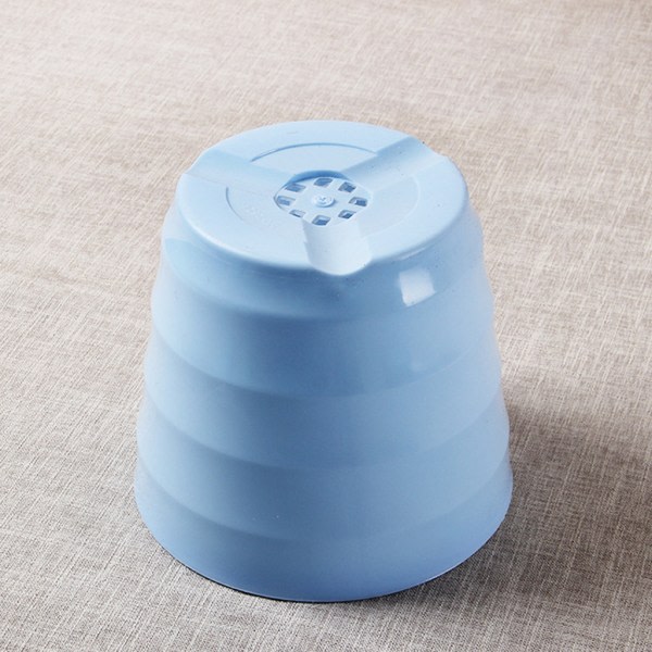 Färgglad Mini Plast Blomkruka Imitation Keramik Vas Plantskola Trädgård Suckulenta växtkrukor Nordisk heminredning White