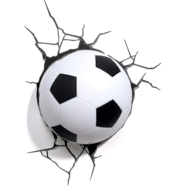 Beste 3D-lys 3D-lampe fotballball - Anbefalt