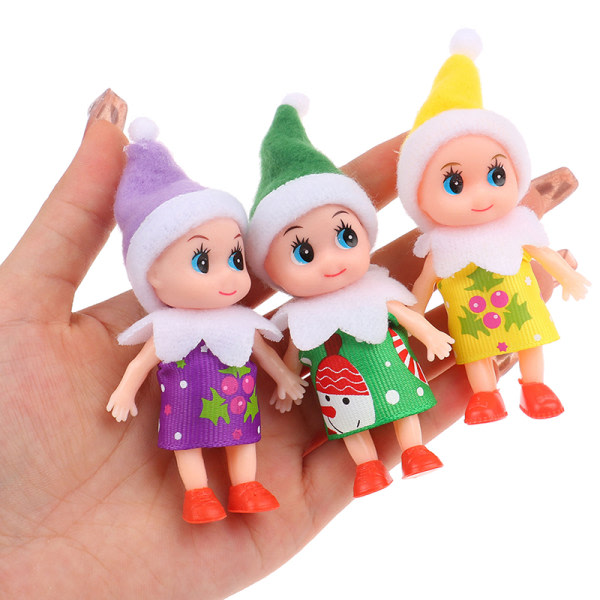 Toddler Baby Elf Dukker med bevægelige arme dukkehus tilbehør one size one size