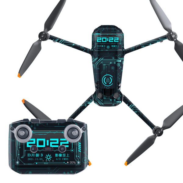 6-i-1 LED Batterilader til Mavic 3 Drone Batterilader Hub Batterilader EU/US/AU/UK Adapter null - EU Stik