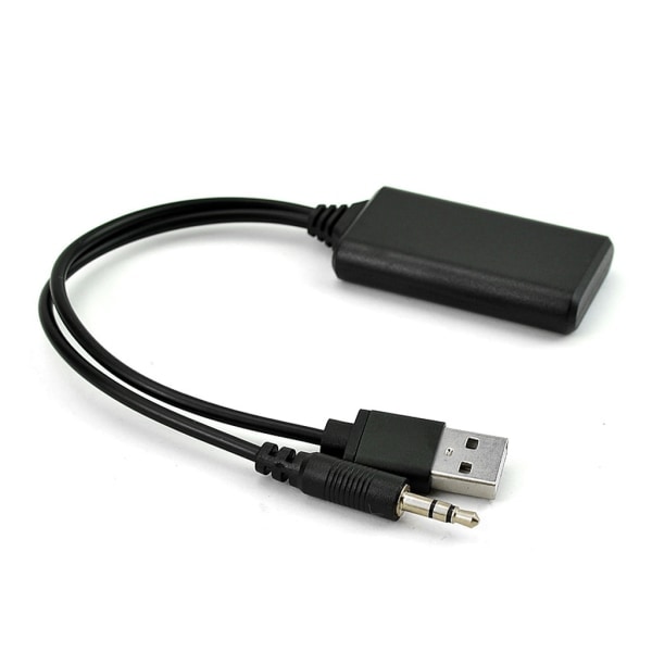 Bluetooth-kompatibelt modul Trådløs til lydindgang Musikafspiller Kabeladapter USB+DC-modtager Stereonavigationsradio