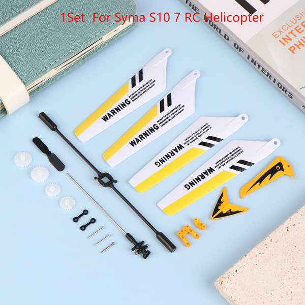 Reservdeler S107G Rc Set Tail Helicopter Full S107 Yellow