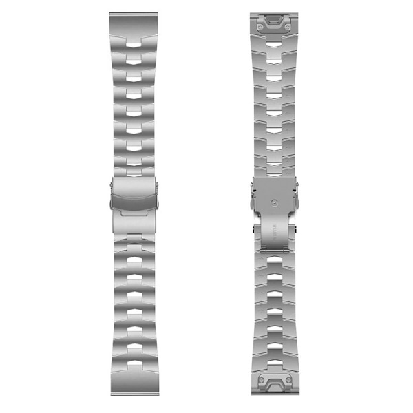 For Garmin Fenix Series Rem Hurtigudløsning Titanium Triple Bead Rem 26mm Titanium
