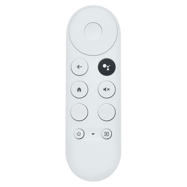 Erstatning for 2020 Google Chromecast 4K Snow G9N9N stemmestyrt fjernkontroll