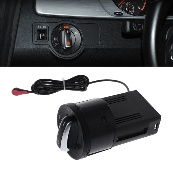 Etuvalon kytkinohjain sumuvalon nupilla Sopii Golf 4 Jetta MK4 B5 Kromikytkin Kontakti Auton Etuvalon Sumuvalon Kytkin