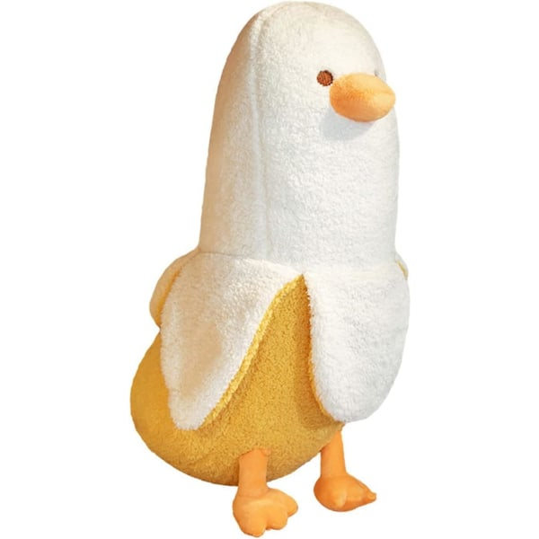 Söta Banana Duck Plysch Mjuka Leksaker, Mjuka Långa Kroppskramande Kuddpresenter, Mysig Duck Plysch Gosedjur för Flickor och Pojkar
