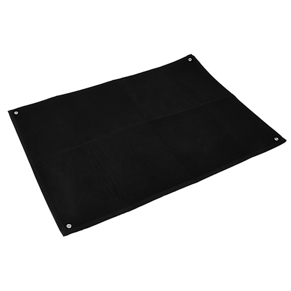 Militær Patch Samling Display Panel Væghængt Holder til Moral Krog og Loop Emblem Sort