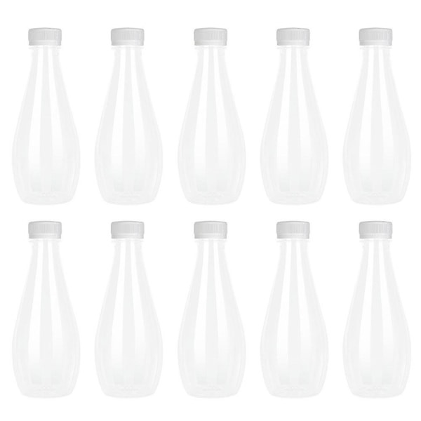 10 st Behållarlock Plast Smoothieflaskor Dricksflaskor Sportdrycksflaskor Plast Dricksflaska Vit 17.5X5.5X5.5CM