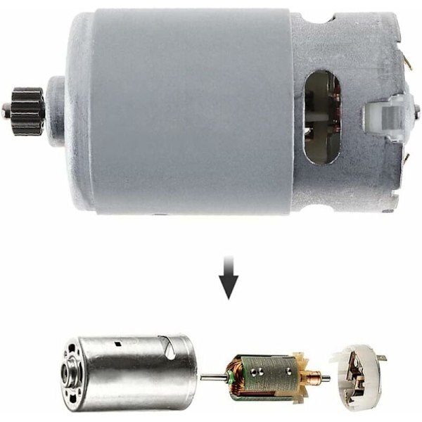 RS550 12V DC-motor 23000 RPM Högt Vridmoment Växellåda för Elektriska Borrmaskiner/Skruvdragare