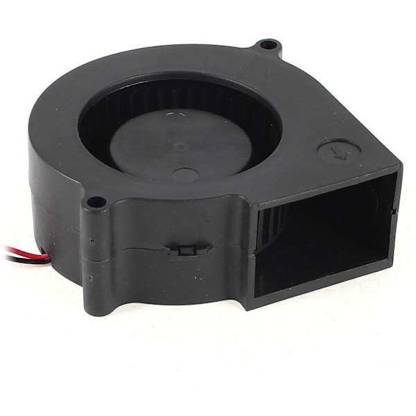 75mm x 30mm 12V DC Harjaton PC Jäähdytystuuletin - Musta