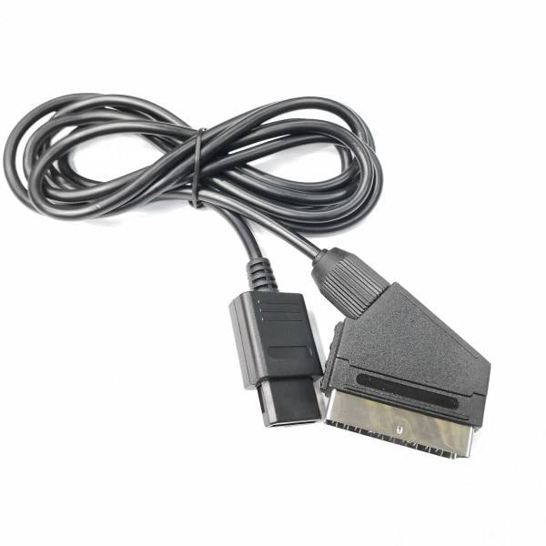 RGB-kabel (SCART) for Gamecube og SNES (Super Nintendo) N64 (Nintendo 64)