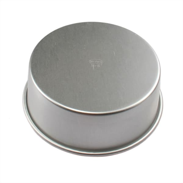 Rund sømløs pande 4~12 tommer aluminiumlegering non-stick kageform multifunktion bage en stykke bageform null - C