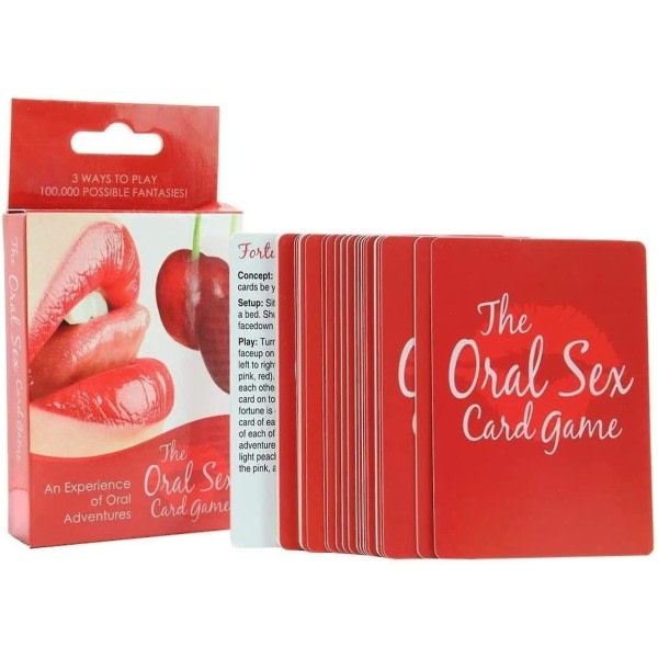 The Oral Sex Card Game, Sexiga kuponger Vuxna parspel Kortspel (FMY)