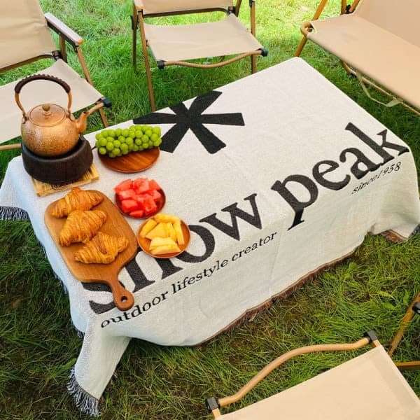 Multifunktionelt picnic tæppe Åndbart tæppe Let og hurtigt