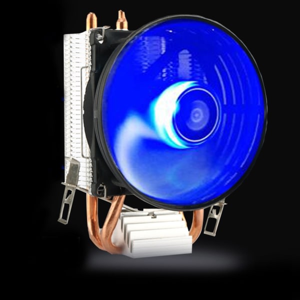 CPU Cooler Master 2 Pure Copper Heat-pipes Vifte med Blått Ljus Kjølesystem