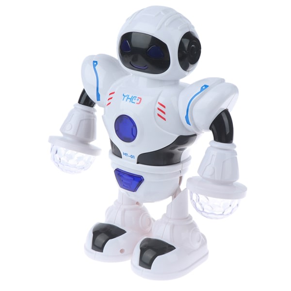 Leksaker för pojkar Robot Barn Toddler Robot 2 3 4 5 6 7 8 9 år gammal Vit one size White one size