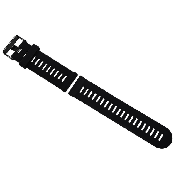 Kompatibelt Garmin Fenix ​​3 Hr mjukt silikonarmband + verktygssatser Svart