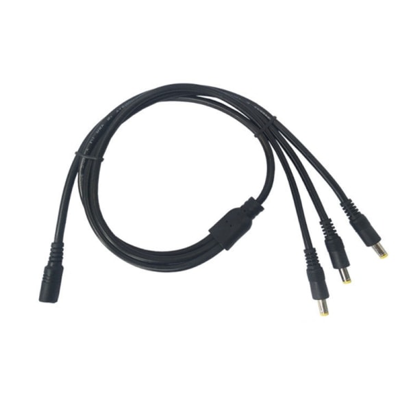 Power Splitter-kabel 1 hona til 2/3/4/5/8/10 hane DC5,5 mm x 2,1 mm splitter-kabel for CCTV-sikkerhetskamera En for tre