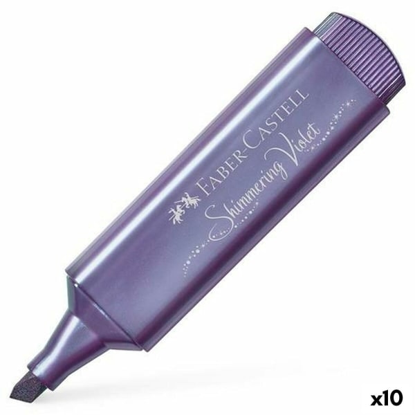 Høylyspenn Faber-Castell Textliner 46 Lilla 10 stk