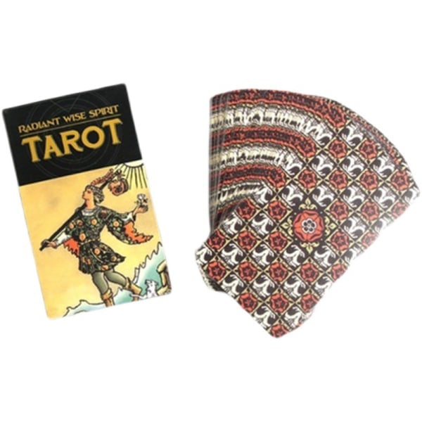 Glittrande Nytt Tarot Oracle Kortspel Engelska Tarot Kortspel