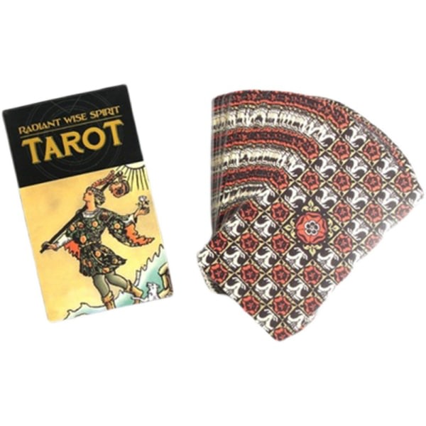 Strålende Nytt Tarot Oracle Kortspill Engelsk Tarot Kortspill