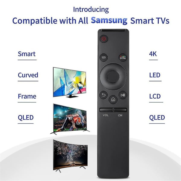 Universal Smart TV-fjärrkontroll för Samsung Smart TV BN59-01259E BN59-01259B BN59-01265A BN59-01266A
