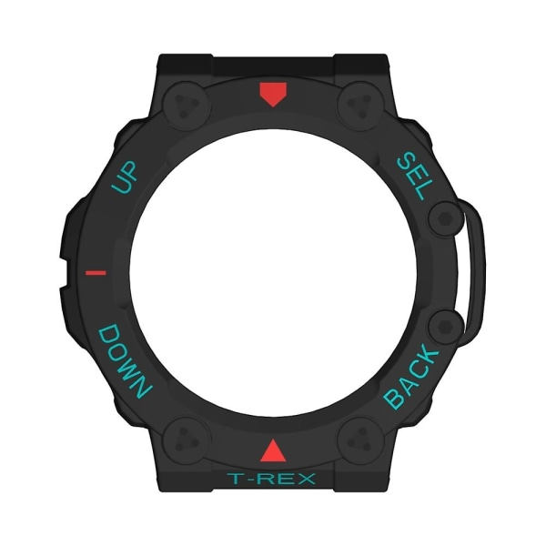 2-i-1 deksel + skjermbeskyttelsesglass for Amazfit T Rex 2 Trex 2 Smart Watch Bumper