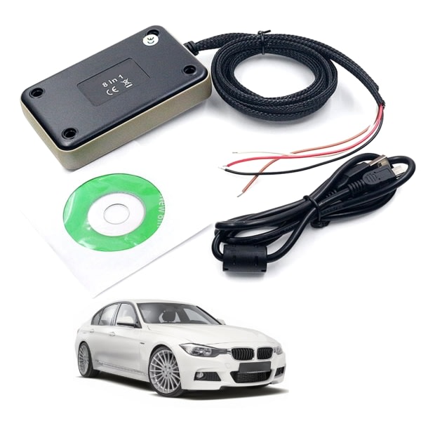 Full Chip 8 i 1 Simulator OBD2 Adblue Emulator för Lastbilar - Ingen Programvara Behövs