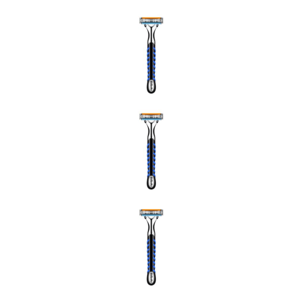 1/3 traditionellt utformad manuell rakapparat för smidig rakning 3Set 3Set