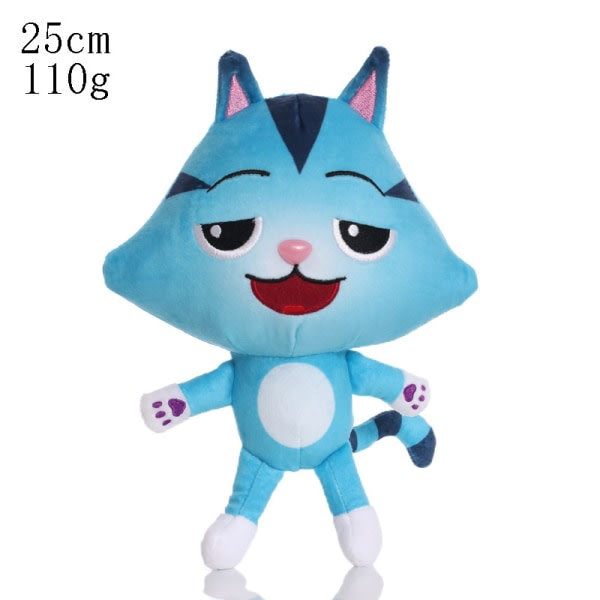 1. Gabby's Dollhouse Plysch Smilende Katt Fyllt Dukke C