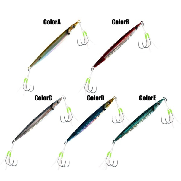 Metallikalastusuistin koukulla Jig Bait COLOR B COLOR B Väri B