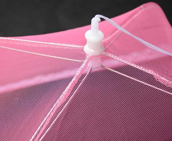 Pop Up Mesh Mattskydd 4-Pack Stor Återanvändbar Vikbar Insektsskyddstält Blue