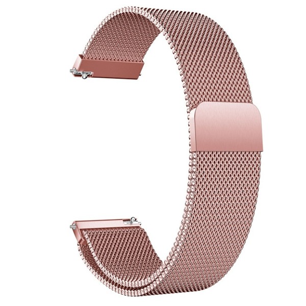 Rustfritt stål Milanese magnetisk rem for Garmin venu 2/venu SQ/venu 2S Venu2S Pink