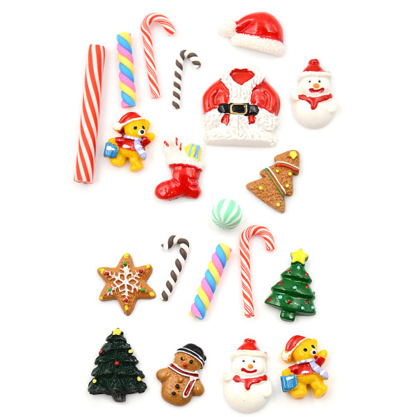 30 stk 1:12 Dukkehus Miniature Håndværk Prydnad Dukkehus Desserter Jul