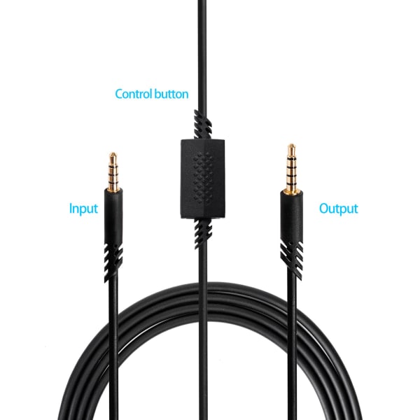 Aux-kaapeli kaiutinkaapeli 3,5 mm liitäntä äänikaapeli Astro A10 A40 A50 G233 -pelaamiseen