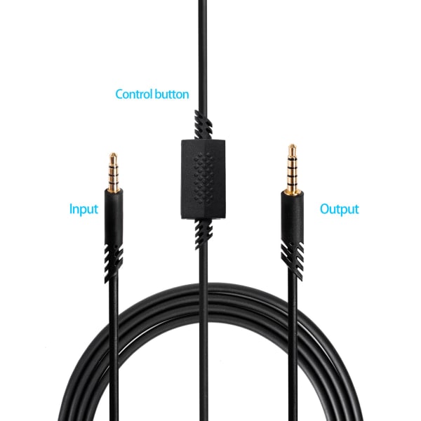 Aux-kabel højttalerkabel 3,5 mm jack lydkabel til Astro A10 A40 A50 G233 Gaming
