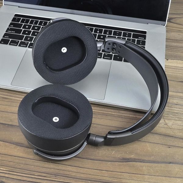 Bæredygtige svampe-kølende gel-ørekopper til Maxwell-hovedtelefoner - Memory Foam-ørekopper - Headset - Elastiske ærmer - Udskiftninger - Fodboldnet Football net