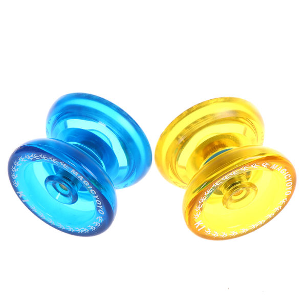 Yoyo Classic Baby Toys Professionell Magic Yoyo K1 Spin Aluminium Röd en one size Red one size