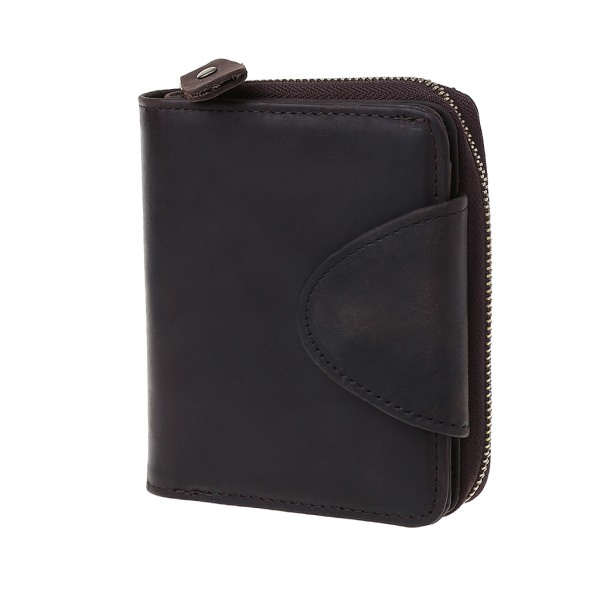 Mænd Læder Mode Pung Møntpung Kreditkortholder Clutch Lomme Billfold