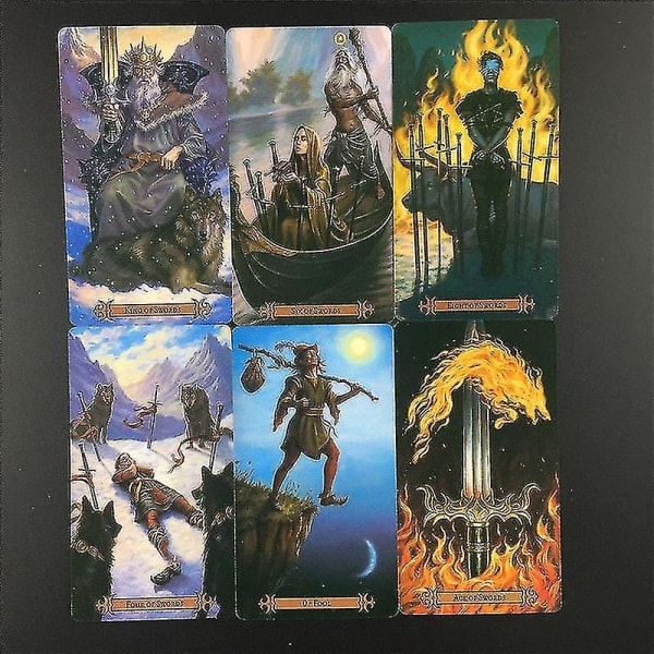 Moderna Tarot Tarotkort Deck Brädspel Engelska För Familj Presentfest Spela Kortspel Underhållning 44st Ts61