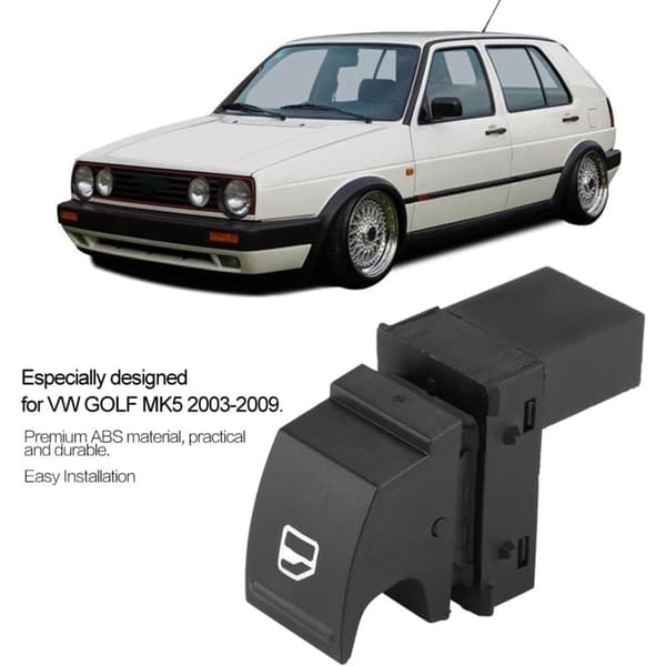 Bil Interiör Fönsterbrytare Kontrollpanel För GOLF MK5 CADDY JETTA PASSAT B6 Eos
