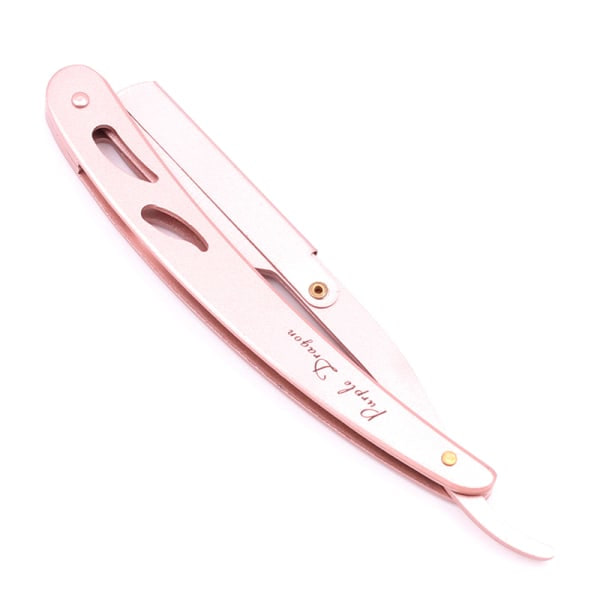 Mode Rustfrit Stål Barberkniv Barber Shave Manuel Rose Gold Rose Gold