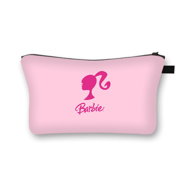 Barbie kosmetikkveske for jenter Transparent sminkepung for kvinner P E
