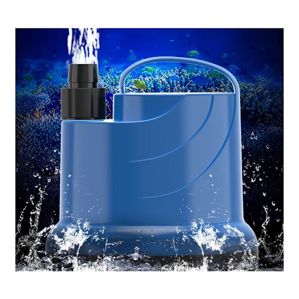 Kompakt Nedsænkbar Vandpumpe 3500L/H 80W 230V til Have, Dam, Akvarium, Springvand