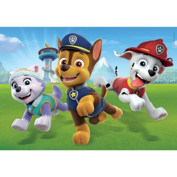 Paw Patrol Lekplats 2x20 Bitar Pussel Multifärg
